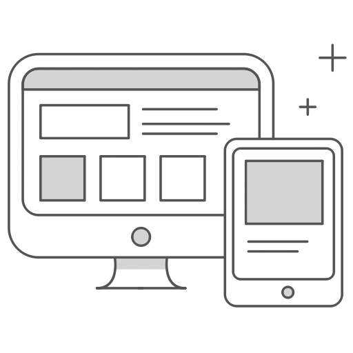 desktop and ipad icon